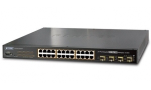 Planet WGSW-24040HP4 - Switch 24 porty 10/100/1000Mbps   4 sloty