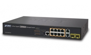 Planet GS-4210-8P2T2S - Switch 8x10/100/1000 Mb/s PoE   2x100/10